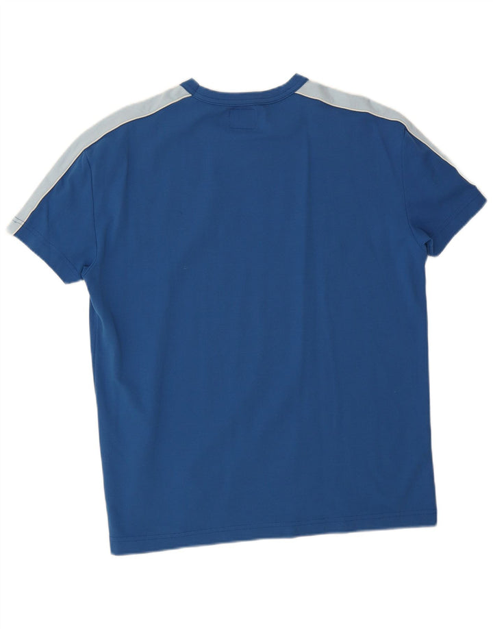 Energie Camiseta para hombre Top 2XL Azul Colorblock Poliamida
