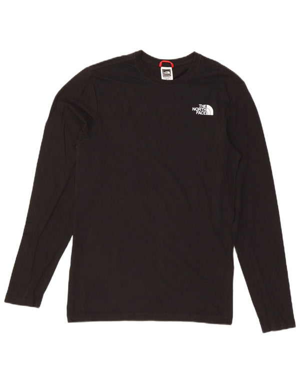 The North Face Hombre Graphic Top Manga Larga XS Algodón Negro