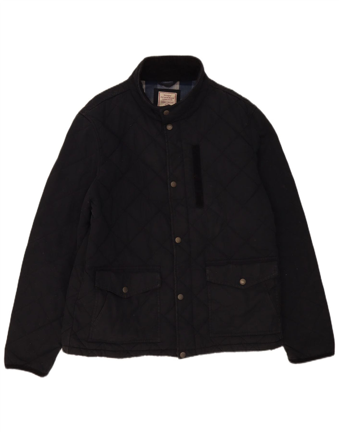 Chaqueta acolchada para hombre Fat Face UK 42 XL Algodón azul marino