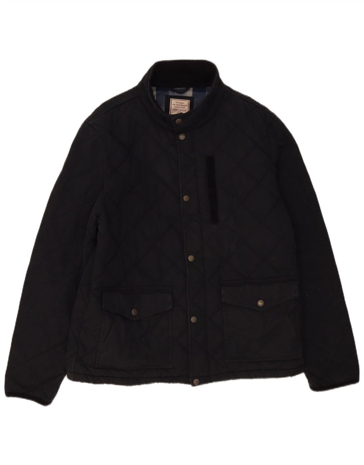 Chaqueta acolchada para hombre Fat Face UK 42 XL Algodón azul marino
