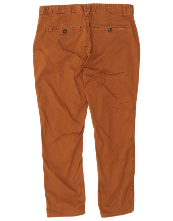 Pantalones capri ajustados para hombre de Fat Face W34 L24 Marrón Algodón