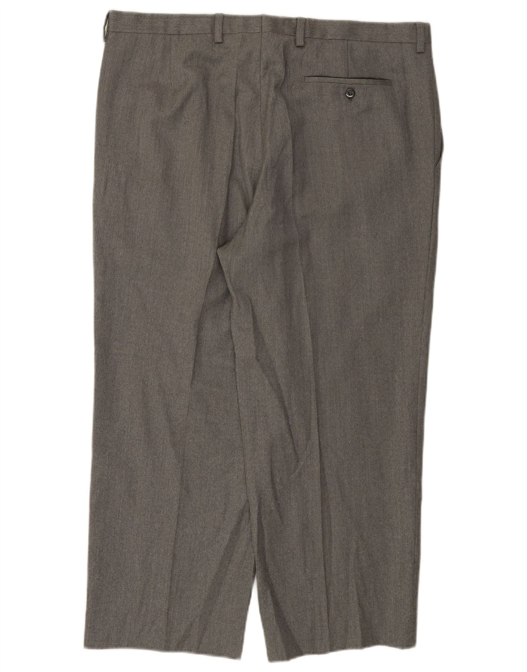 Burberry Pantalón de traje con pinzas para hombre IT 48 Medium W36 L25 Lana virgen gris