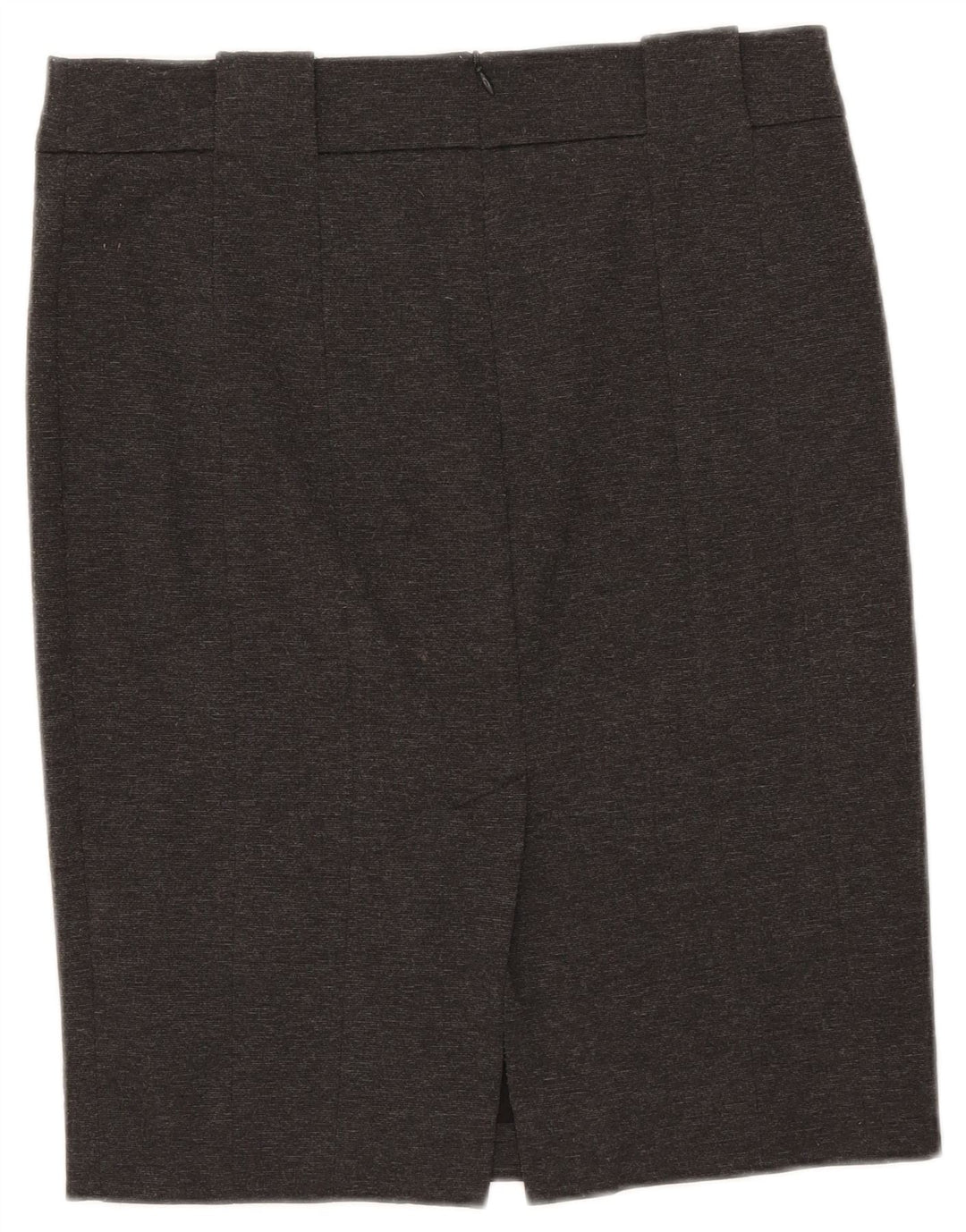 Zara Mujer Falda Lápiz Grande W30 Gris Moteado