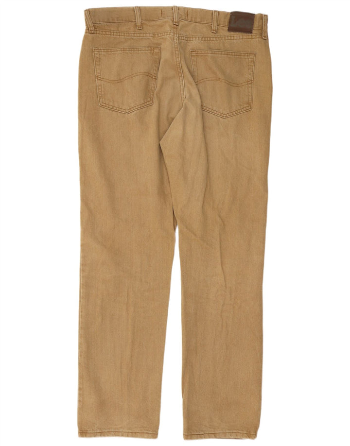 Lee Vaqueros Rectos De Corte Regular Para Hombre W38 L32 Algodón Marrón