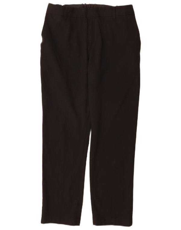 Marks & Spencer Pantalones chinos rectos para niños 15-16 años W30 L29 Negro