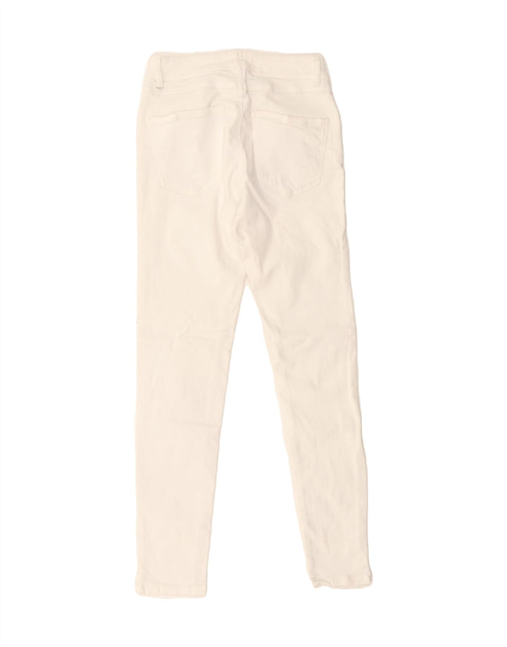 ZARA Womens Slim Jeans EU 36 XS W26 L27 White Vintage Zara and Second-Hand Zara from Messina Hembry 