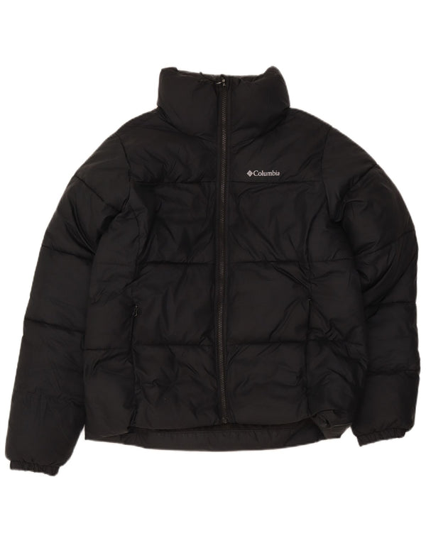 Columbia Chaqueta acolchada para hombre ES 38 Mediana Poliéster negro
