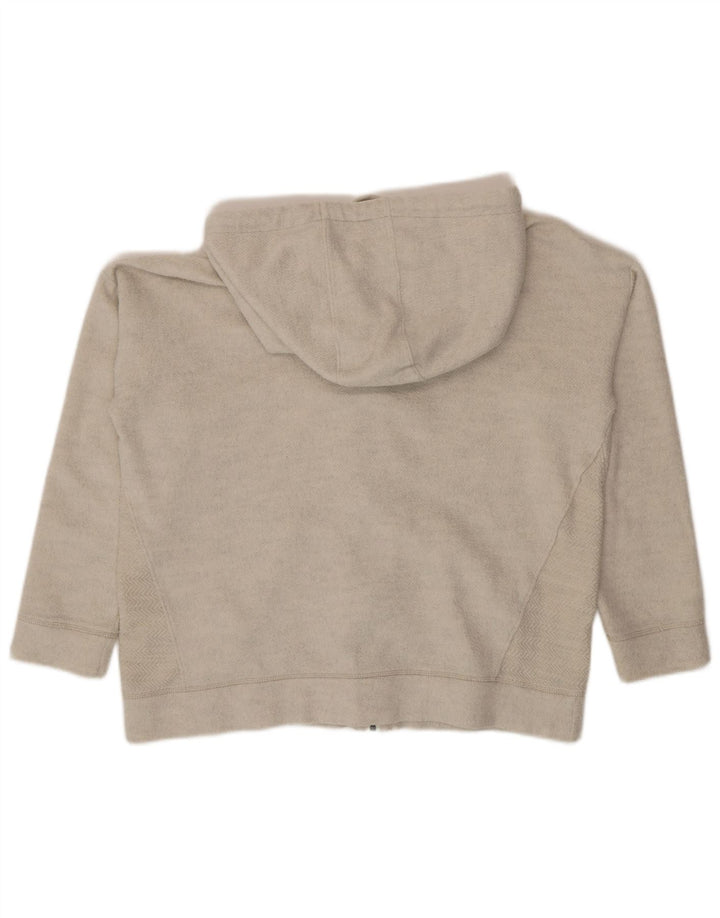 Fat Face Suéter con capucha y cremallera extragrande para mujer Reino Unido 44 Algodón beige medio