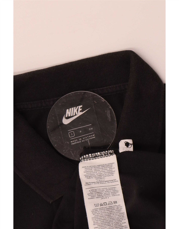 Polo Nike Hombre Pequeño Algodón Negro