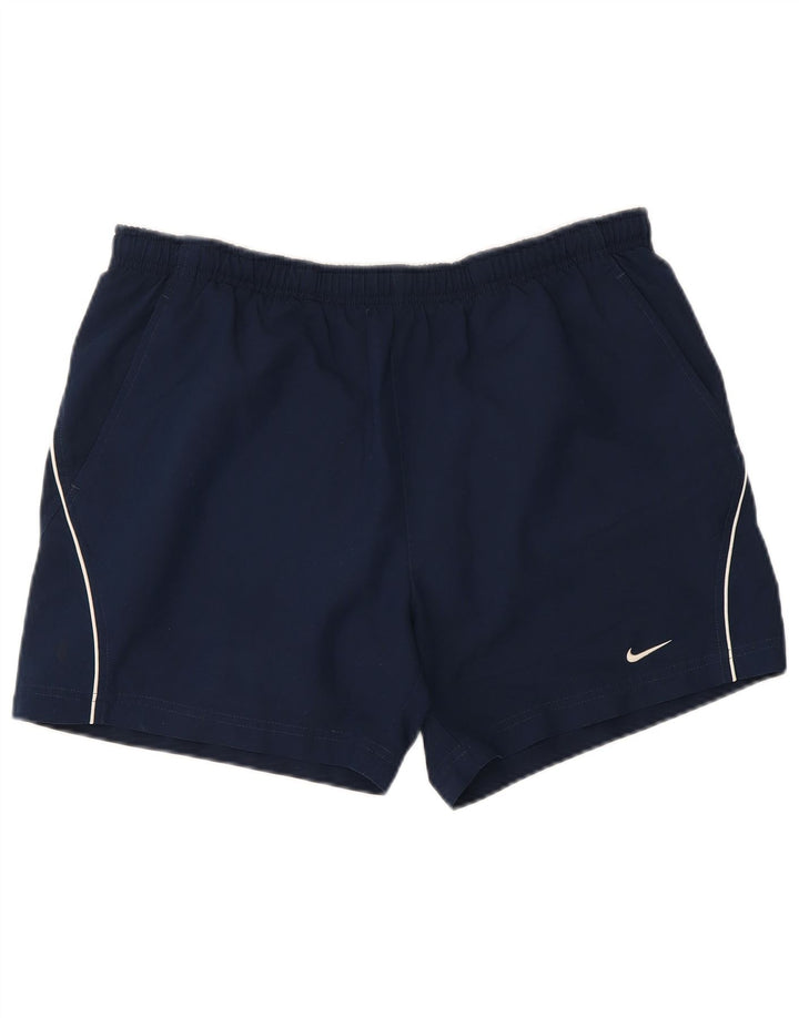 Pantalones cortos deportivos NIKE para hombre, mediano, azul marino