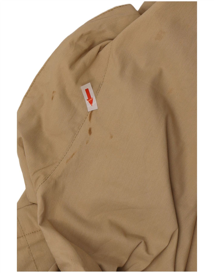 Sergio Tacchini Hombre Chándal Top Chaqueta Grande Caqui Algodón