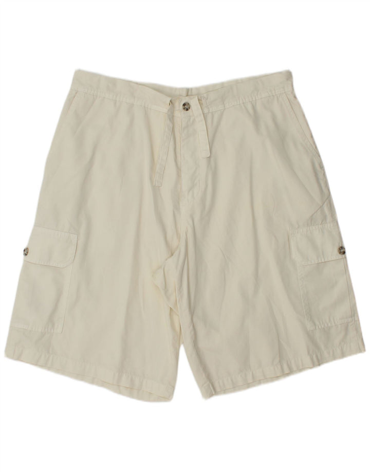 Unlimited Pantalones cortos cargo para hombre 2XL W36 Algodón blanco