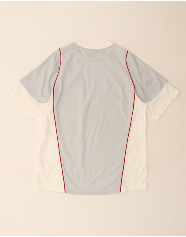 LOTTO Camiseta para hombre Top UK 38/40 Medium Blanco Colorblock Poliéster