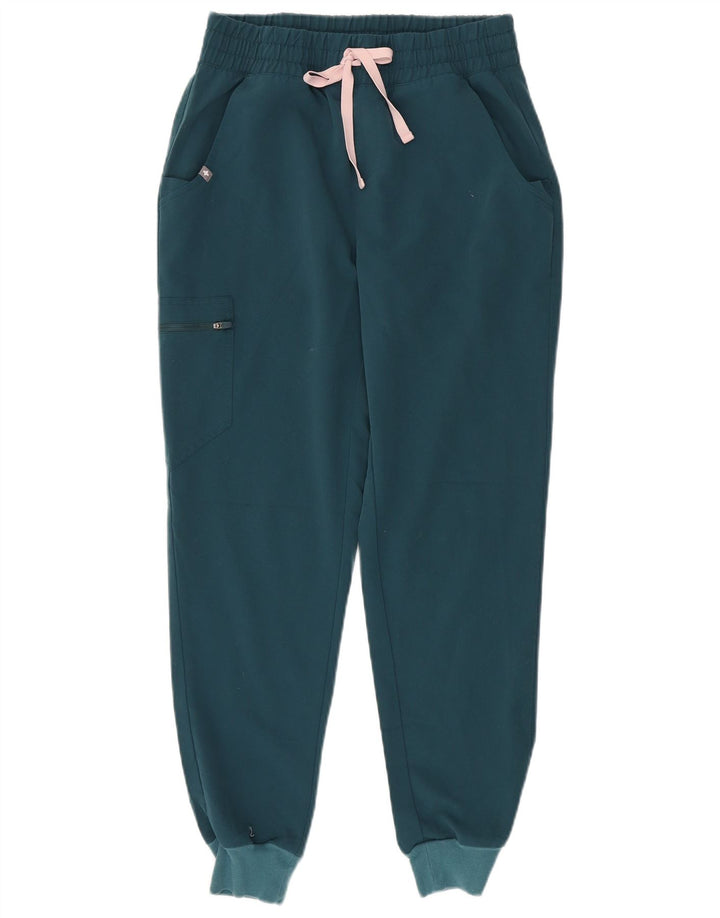 FIGS Pantalones de chándal cargo para mujer Joggers UK 10 Small Green Poliéster