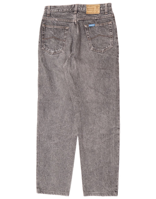 Carrera Jeans rectos con lavado ácido para hombre W30 L29 Algodón gris