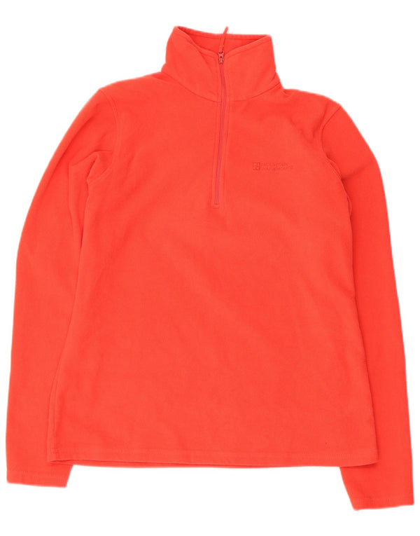 Jersey polar con cremallera y cuello para mujer de Mountain Warehouse UK 44 Poliéster rojo mediano