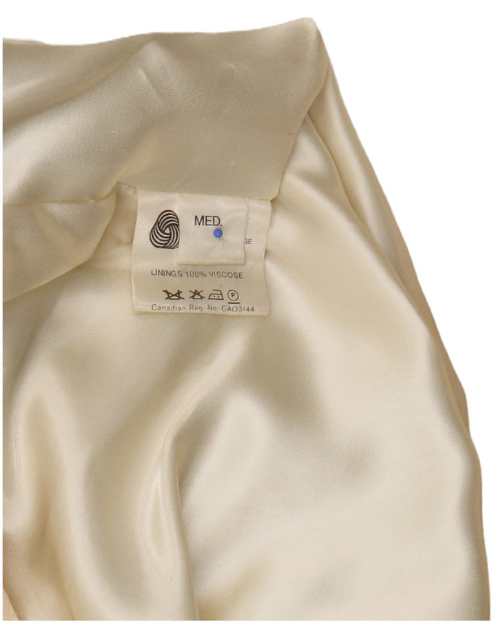 Jaeger Abrigo extragrande con doble botonadura para mujer Reino Unido 14 Lana nueva beige mediana