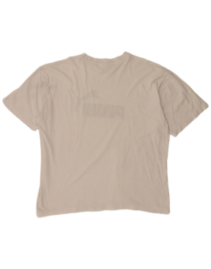 PUMA Camiseta gráfica para hombre Top grande blanco