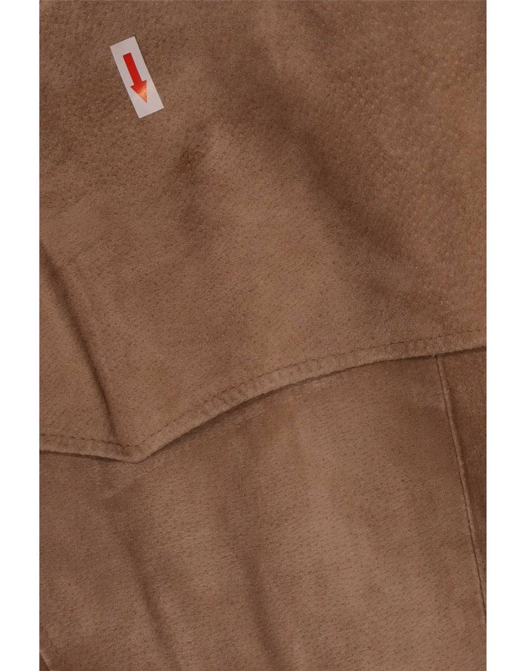 Peter Werth Chaqueta de ante para mujer ES 40 XL Beige Cuero Clásico