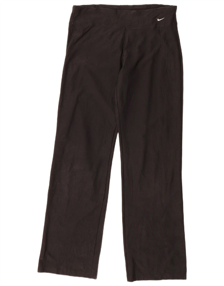 Nike Pantalones de chándal para mujer US 8/10 Mediano Negro Poliéster
