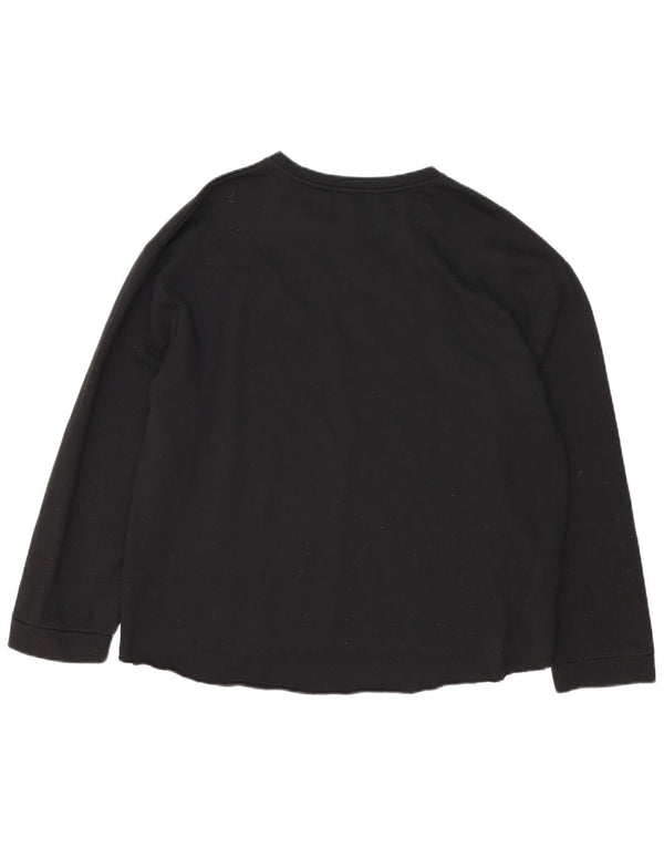 Zara Mujer Trafaluc Blusa Extragrande Reino Unido 46 Grande Algodón Negro