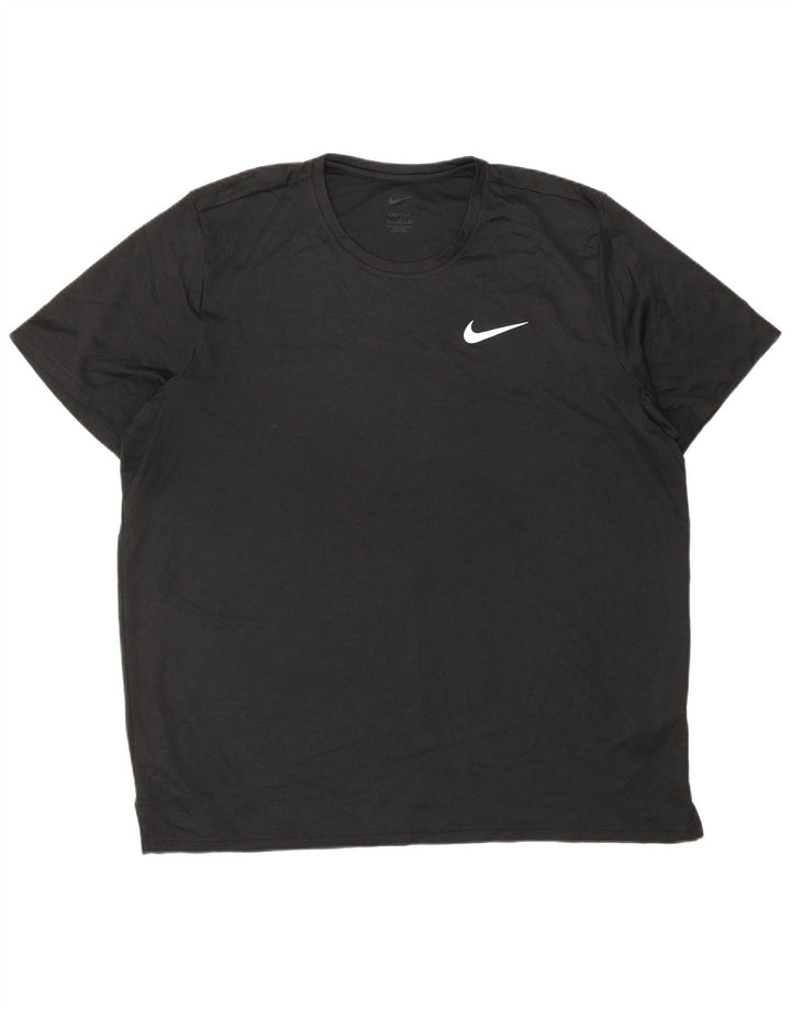 NIKE Camiseta Dri Fit para Hombre Top XL Poliéster Negro