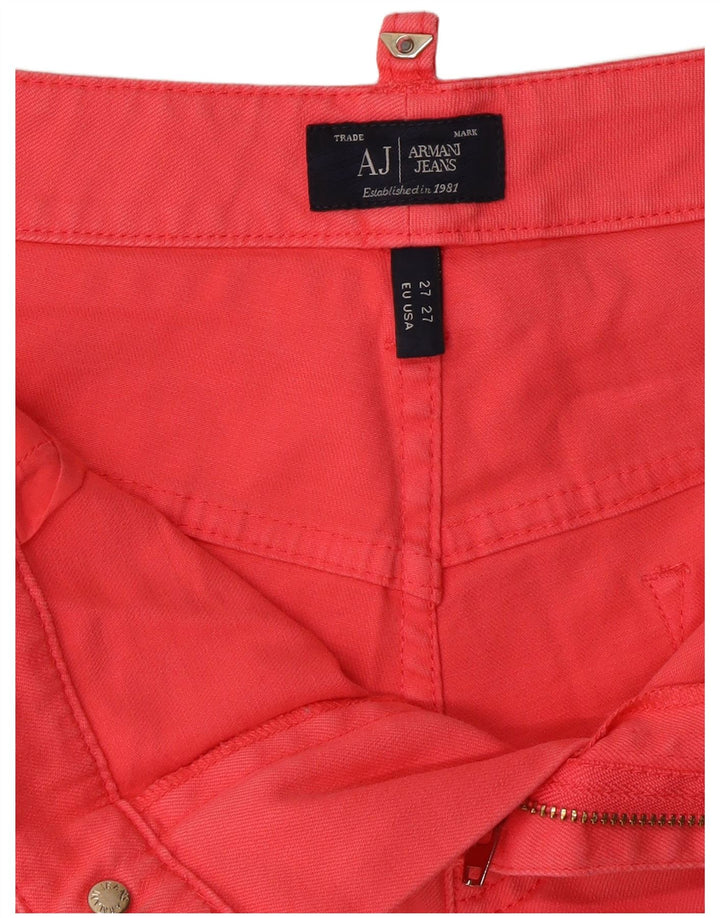 ARMANI Pantalones cortos informales para mujer W27 Small Pink