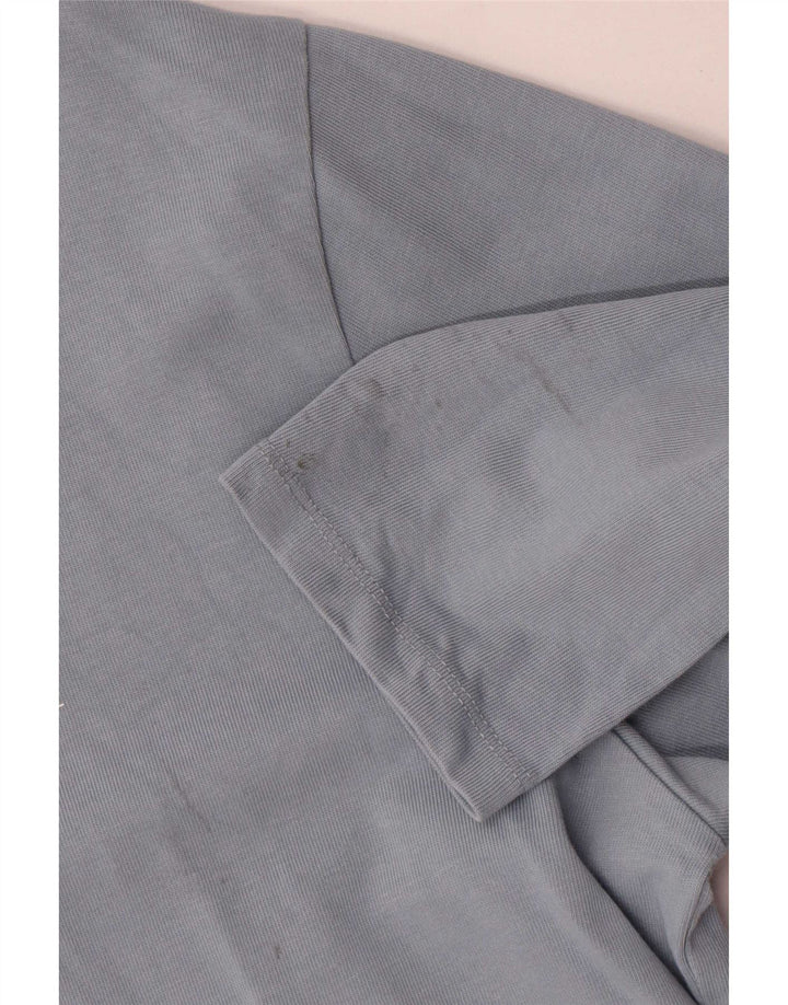 Zara Hombre Top Manga Larga Grande Azul