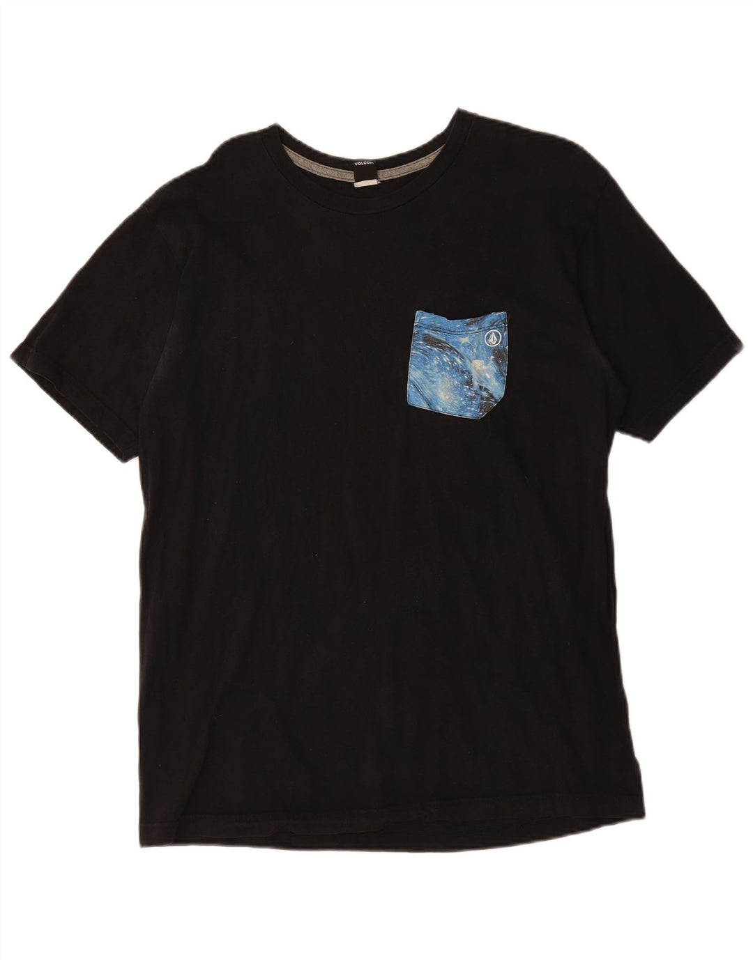 Volcom Camiseta gráfica para mujer Top UK 46 Large Black Cotton