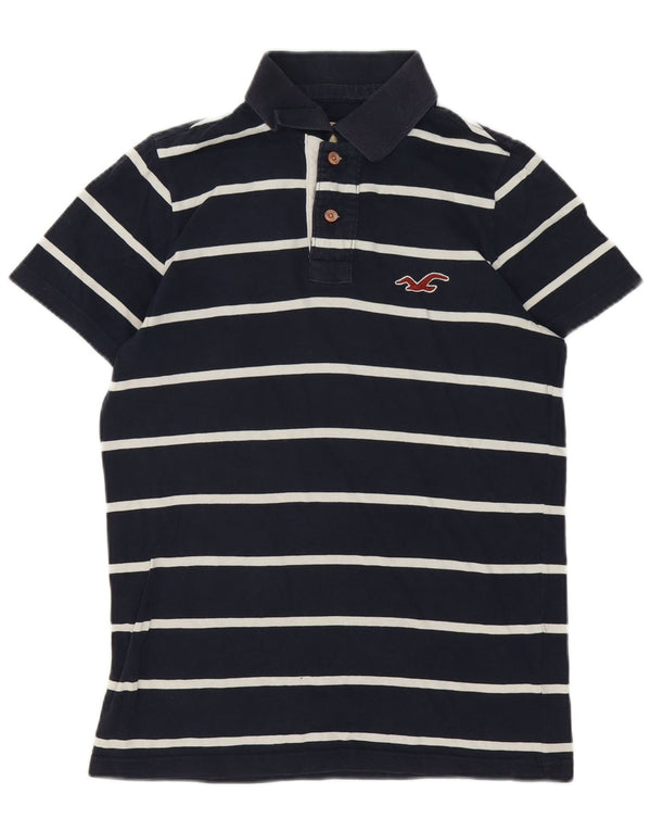Polo Hollister Hombre Rayas Azul Marino Pequeñas