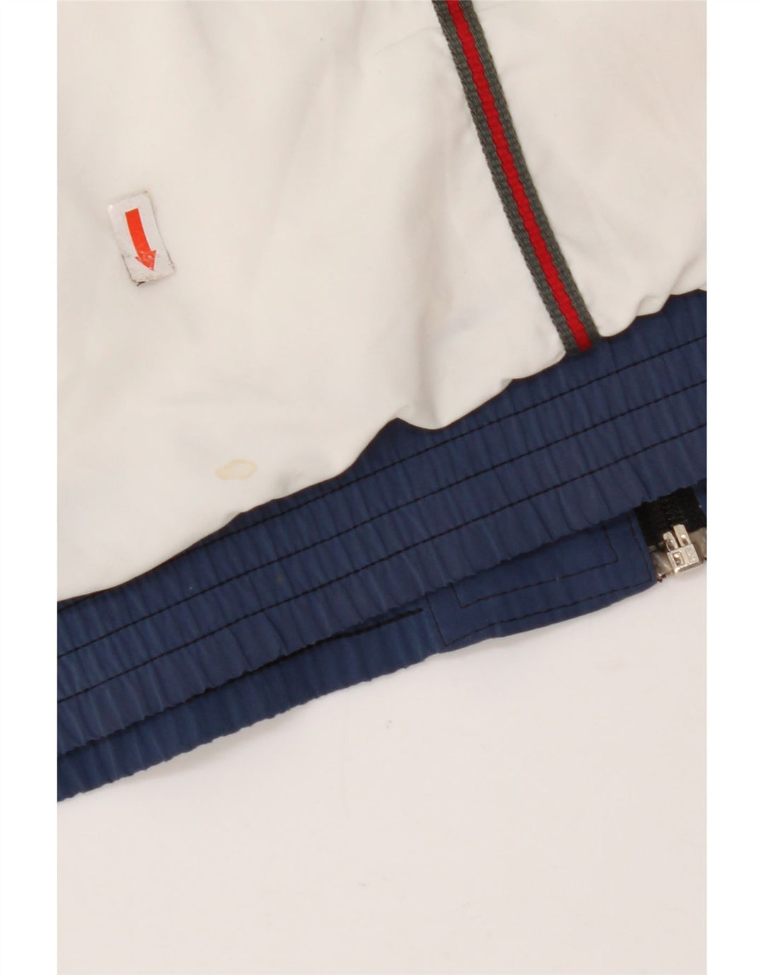 LOTTO Chaqueta de chándal para hombre ES 36/38 Small Blanco Colorblock Poliéster