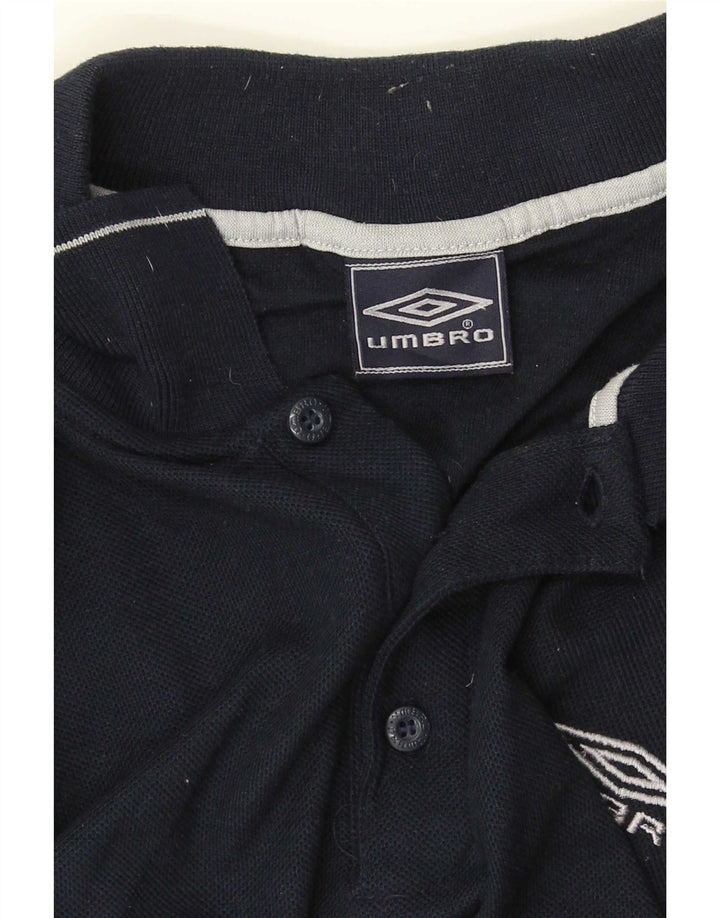 Polo Umbro Hombre Grande Poliéster Azul Marino