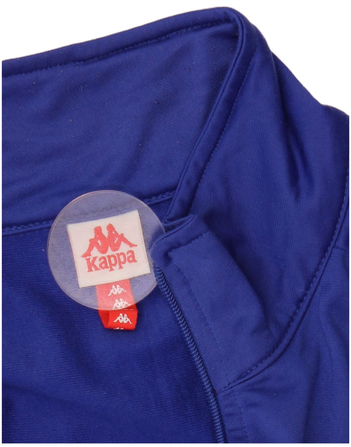 Kappa Mens Graphic Chándal Top Chaqueta 2XL Azul Colorblock