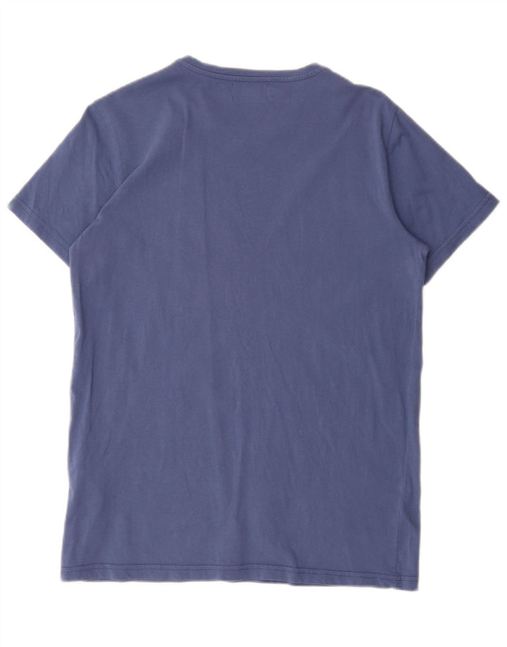 Kappa Camiseta gráfica para hombre Top Algodón azul medio