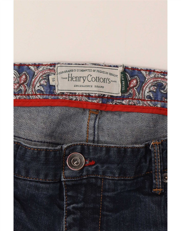 Henry Cottons - Vaqueros ajustados para mujer W36 L26 azul