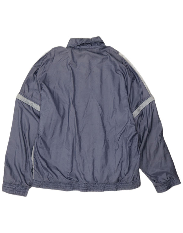 Rucanor Chaqueta de chándal unisex para hombre UK 44 XL Azul marino Colorblock
