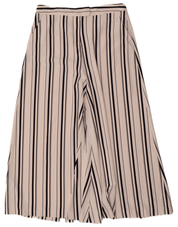 Marks & Spencer Pantalones Cortos de Cintura Alta para Mujer UK 12 Medium W30 L24 Whi