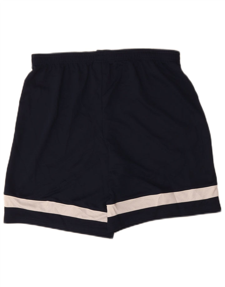 Pantalones cortos deportivos Nike Dri Fit para hombre Poliéster color block azul marino mediano