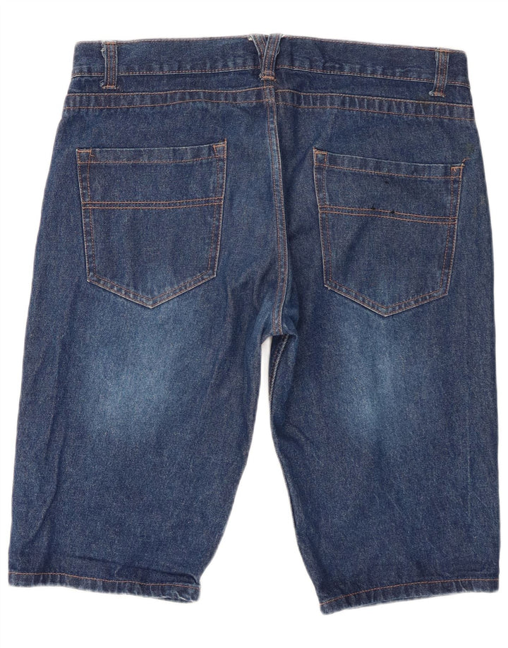 Pierre Cardin Pantalones cortos de mezclilla para hombre grande W36 algodón azul