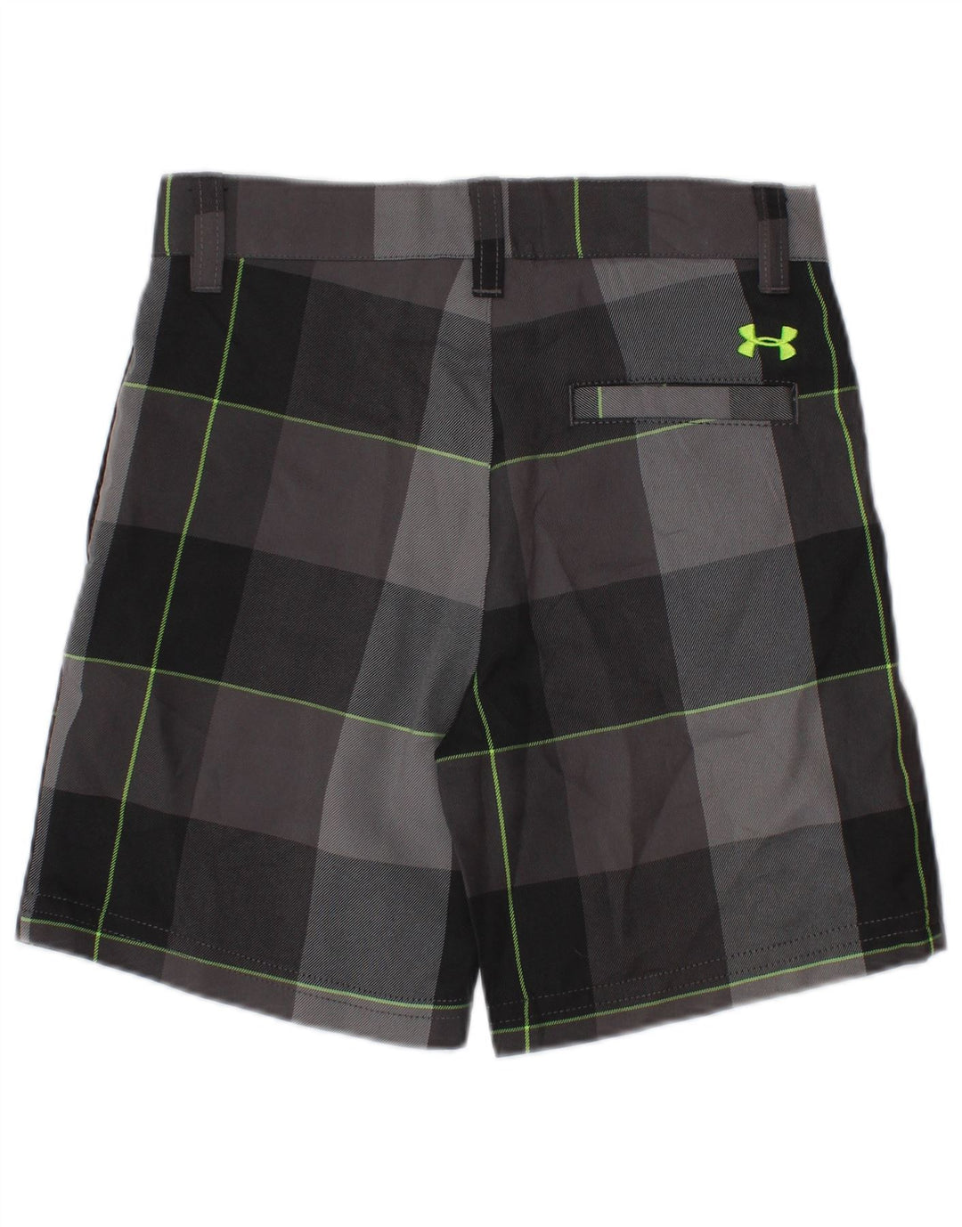 Under Armour Pantalón chino para bebé niño 18-24 meses W20 Gris a cuadros Poliéster