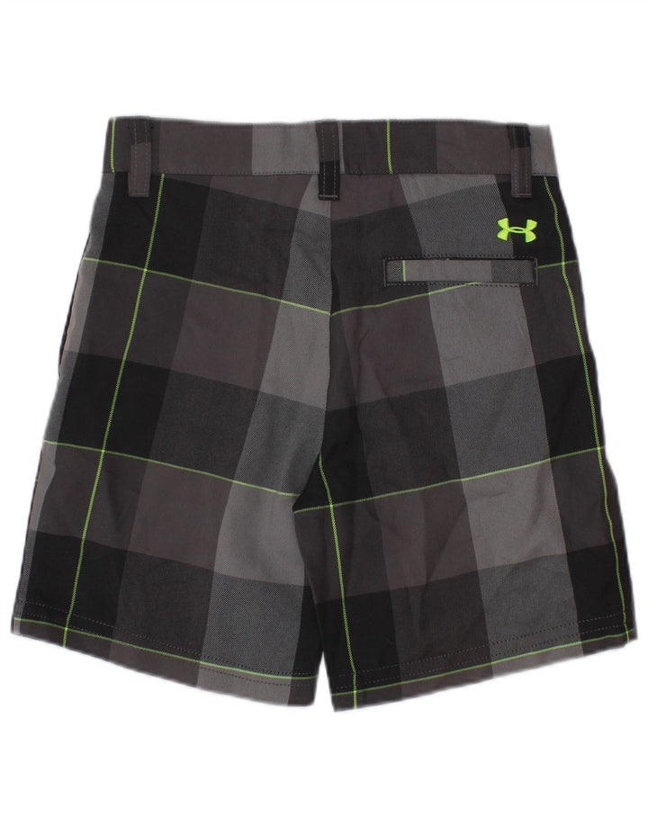 Under Armour Pantalón chino para bebé niño 18-24 meses W20 Gris a cuadros Poliéster