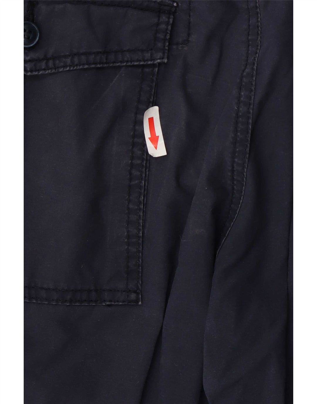 Pantalones cortos chinos Calvin Klein para hombre W32 Algodón azul marino mediano
