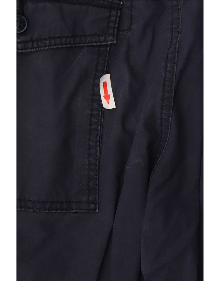Pantalones cortos chinos Calvin Klein para hombre W32 Algodón azul marino mediano