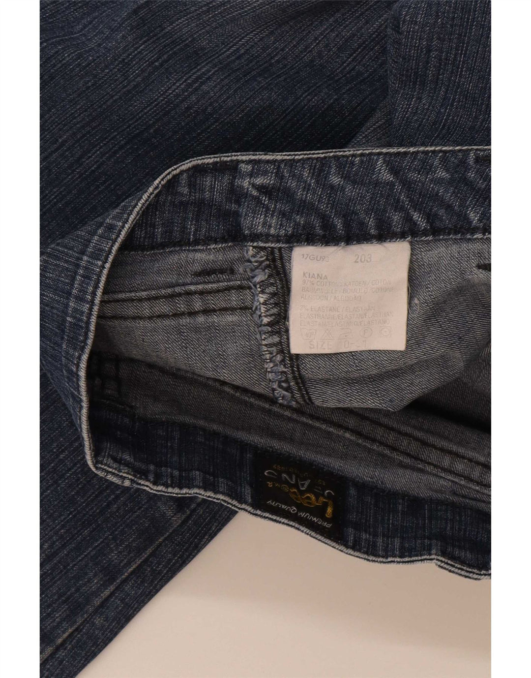 Vaqueros Acampanados Kiana W30 L31 De Algodón Azul Mujer