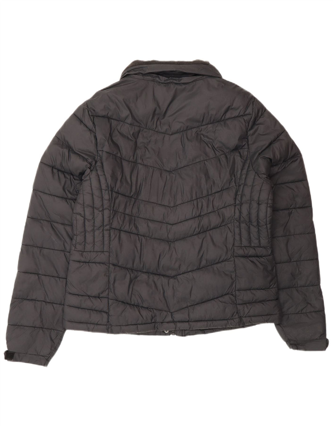 Superdry Chaqueta Acolchada Mujer UK 46 Large Policloruro Negro