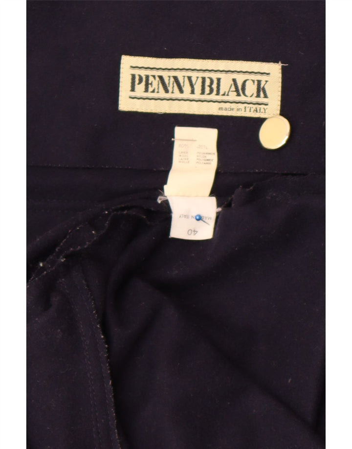 Penny Black Chaqueta tipo blazer extragrande para mujer UK 10 Small Azul marino