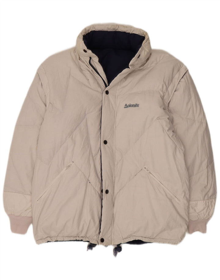 Dolomite Chaqueta acolchada reversible para hombre UK 38 Mediana Azul marino Poliéster