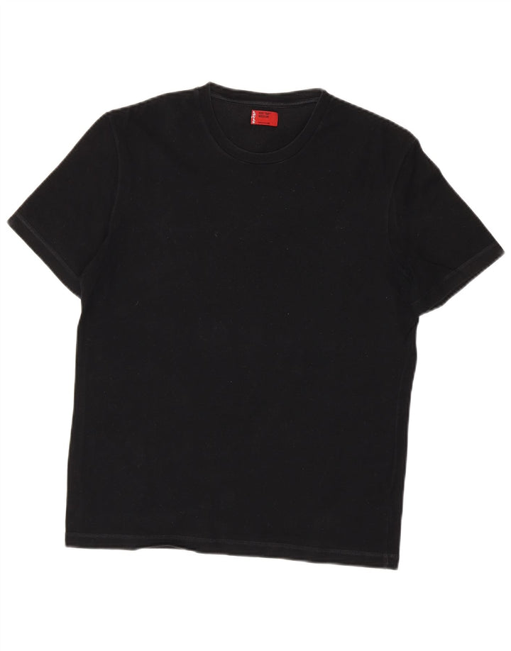 LEVI'S Camiseta para mujer Top UK 12 Medium Black Cotton
