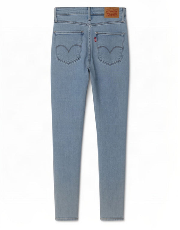 Levi's Vaqueros pitillo de talle alto 721 para mujer W25 L28 Algodón azul