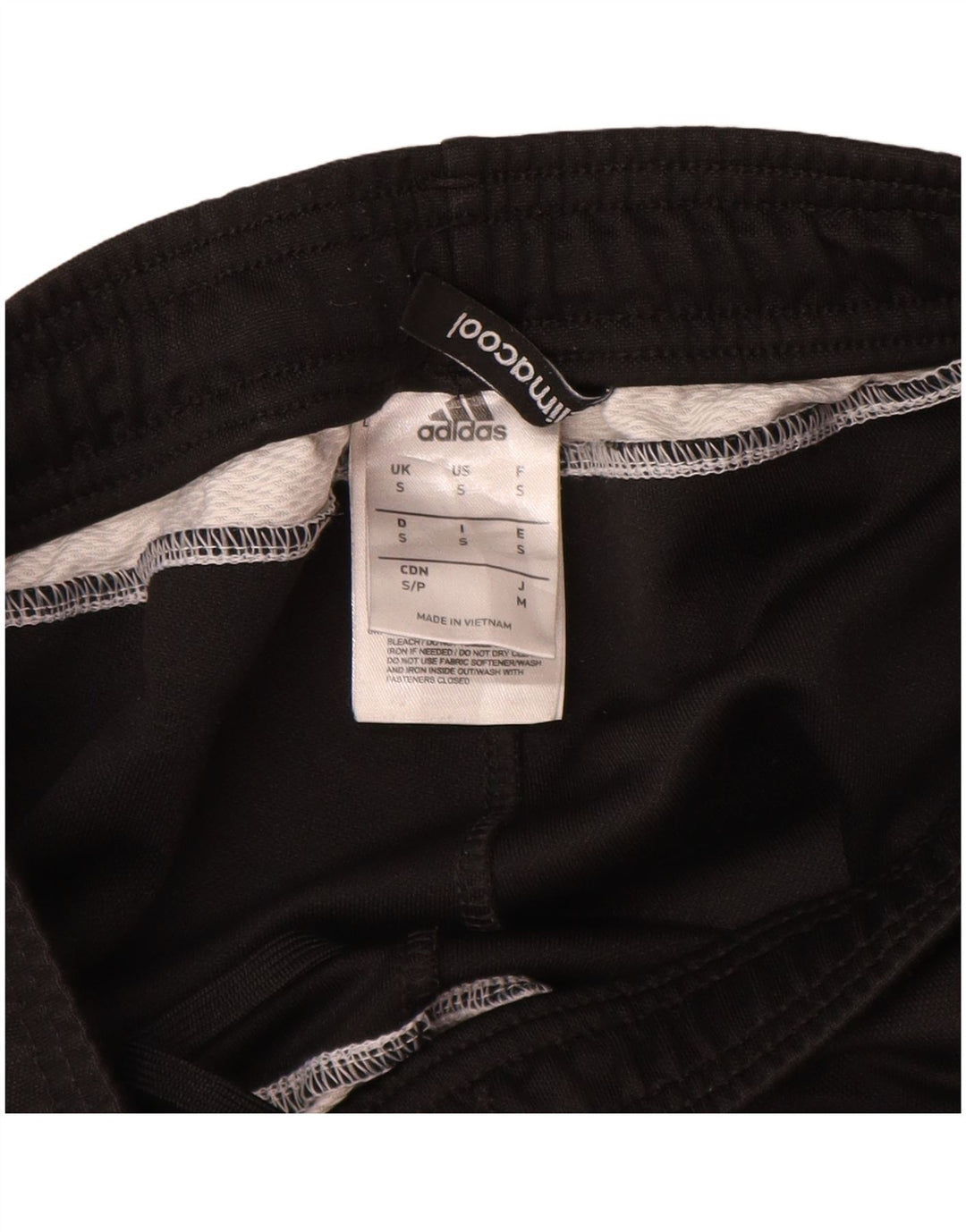 Adidas Hombre Climacool Chándal Pantalones Pequeños Negro Colorblock Poliéster